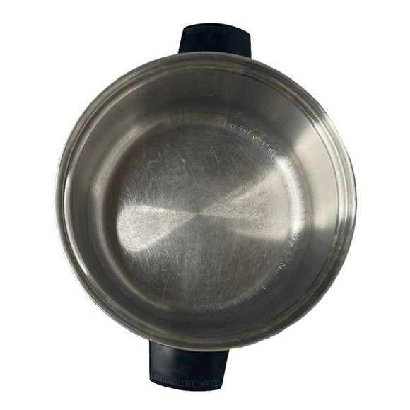 Vintage Prudential Flavor Seal High Dome Lid Stainless Steel Stock Pot Roaster - Picture 3 of 10